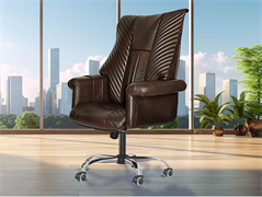 Офисное массажное кресло EGO President Шоколад