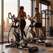 Эллиптический тренажер UNIX Fit E-1100 PRO (LED)