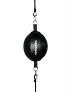 Груша боксерская пневматическая На растяжках TOTALBOX, кожа черный