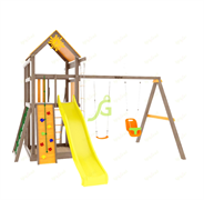 Детская площадка IgraGrad Панда Фани Fort с сеткой