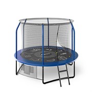 Батут UNIX Line Премиальный с играми / Supreme Game 8 ft (244 см) синий