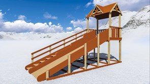 Зимняя горка Markvel Норд 2