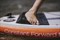 Надувная SUP доска Shark 10’6” Surf - фото 31005