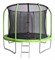 БАТУТ BONDY SPORT 8FT с сеткой и лестницей (зеленый) - фото 34454