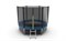 EVO JUMP External 8ft Blue + Lower net Батут с внешней сеткой и лестницей диаметр 8ft синий + нижняя сеть - фото 34472