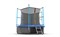EVO JUMP Internal 8ft Blue + Lower net Батут с внутренней сеткой и лестницей диаметр 8ft синий + нижняя сеть - фото 34476