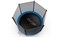 EVO JUMP External 10ft Blue + Lower net Батут с внешней сеткой и лестницей диаметр 10ft синий + нижняя сеть - фото 34502