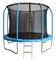 БАТУТ BONDY SPORT 12FT с сеткой и лестницей (синий) - фото 34537