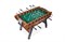 Игровой стол - футбол "PlayOff" (140х73х88см) коричнево-серый - фото 50549