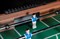Игровой стол - футбол "PlayOff" (140х73х88см) коричнево-серый - фото 50554