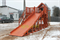 Детская деревянная зимняя горка IgraGrad Snow Fox 5,9 м + Панда Фани Gride - фото 53102