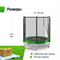 Батут UNIX Line Simple 6 ft Green (outside) - фото 55588