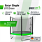 Батут UNIX Line Simple 8 ft Green (inside) - фото 55775