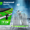 Батут UNIX Line 8 ft UFO Green - фото 55853