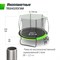 Батут UNIX Line 8 ft UFO Green - фото 55854