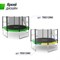 Батут UNIX Line Simple 12 ft Color (inside) - фото 56110