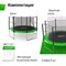 Батут UNIX Line Simple 12 ft Green (inside) - фото 56190