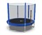 Батут DFC Trampoline Fitness с сеткой 8ft Синий - фото 56807