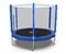 Батут DFC Trampoline Fitness с сеткой 8ft Синий - фото 56808
