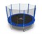 Батут DFC Trampoline Fitness с сеткой 12ft Синий - фото 59753