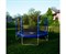 Батут DFC Trampoline Fitness с сеткой 12ft Синий - фото 59759
