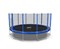 Батут DFC Trampoline Fitness с сеткой 16ft Синий - фото 59897