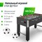 Игровой стол UNIX Line Футбол - Кикер (140х74 cм) Black - фото 60734