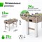 Игровой стол UNIX Line Футбол - Кикер (125х61 см) Grey Wood - фото 60745