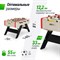 Игровой стол UNIX Line Футбол - Кикер (140х70см) Light Wood - фото 60755