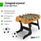Игровой стол складной UNIX Line Футбол - Кикер (122х61 cм) Wood - фото 60764
