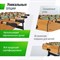Игровой стол складной UNIX Line Футбол - Кикер (122х61 cм) Wood - фото 60768