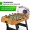 Игровой стол складной UNIX Line Футбол - Кикер (122х61 cм) Wood - фото 60769