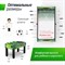 Игровой стол UNIX Line Футбол - Кикер (140х74 cм) Green - фото 60787