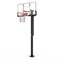 Баскетбольная стойка стационарная UNIX Line B-Stand-TG 54"x32" (140 х 80 см) R45 H230-305 см - фото 62045
