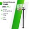 Баскетбольная стойка стационарная UNIX Line B-Stand-TG 54"x32" (140 х 80 см) R45 H230-305 см - фото 62046