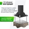 Баскетбольная стойка стационарная UNIX Line B-Stand-TG 54"x32" (140 х 80 см) R45 H230-305 см - фото 62049