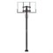 Баскетбольная стойка стационарная UNIX Line B-Stand-TG 54"x32" (140 х 80 см) R45 H230-305 см - фото 62055