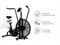 Велотренажер UNIX Fit Techno AirBike 1100 PRO - фото 69683