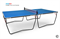 Стол теннисный Start Line Hobby EVO 4 Всепогодный Синий - фото 77332