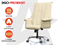 Офисное массажное кресло EGO President Крем - фото 79941