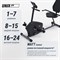 Горизонтальный велотренажер UNIX Fit BR-340E компактный / Compact - фото 83906