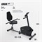Горизонтальный велотренажер UNIX Fit BR-340E компактный / Compact - фото 83909