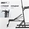 Турник-пресс-брусья со скамьей UNIX Fit силовая стойка / Power Tower 150P - фото 87628