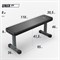 Скамья силовая горизонтальная UNIX Fit BENCH 100 - фото 97202